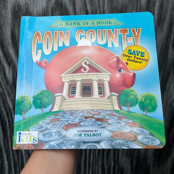 A bank in a book - coin country - save over twenty dollars by Jim Talbot - Picture 1 of 10
